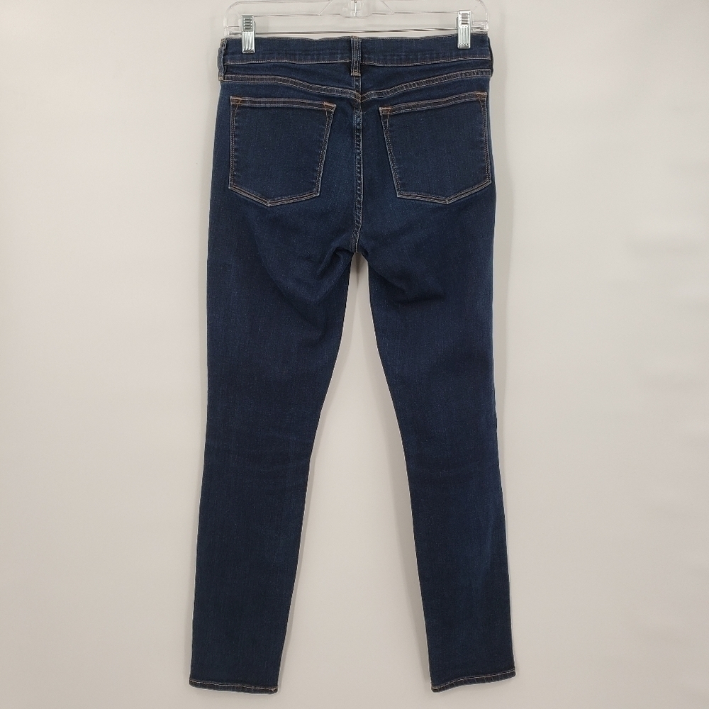 J. Crew Factory Stretch Skinny Jeans in Dark Wash, Size 28 - Picture 4 of 7